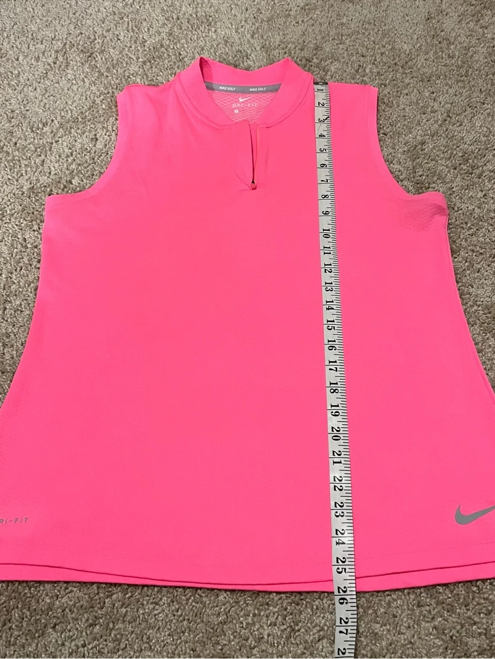 Nike Women’s Hot Pink Sleeveless Dri-FIT Tank